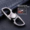 3 In 1 Keychain Zinc Stress Relief Alloy Stainless Steel Scratch-resistant Fingertip Gyroscope Portable
