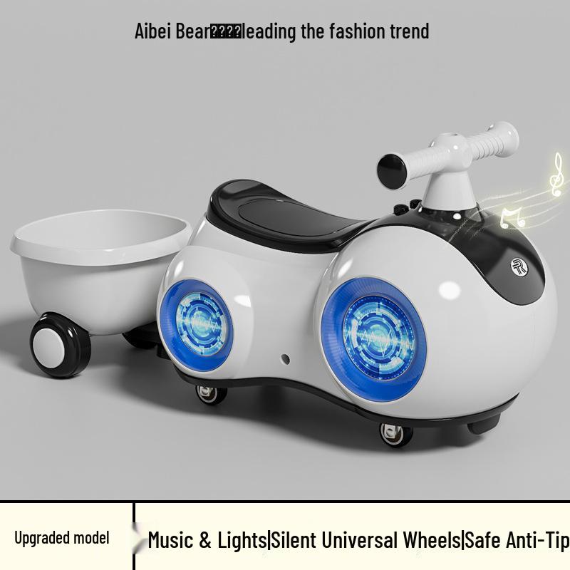 Одобренные знаменитостями детские ходунки и беговел: Бесшумная, противоударная машина-твист для детей в возрасте 1-3 лет