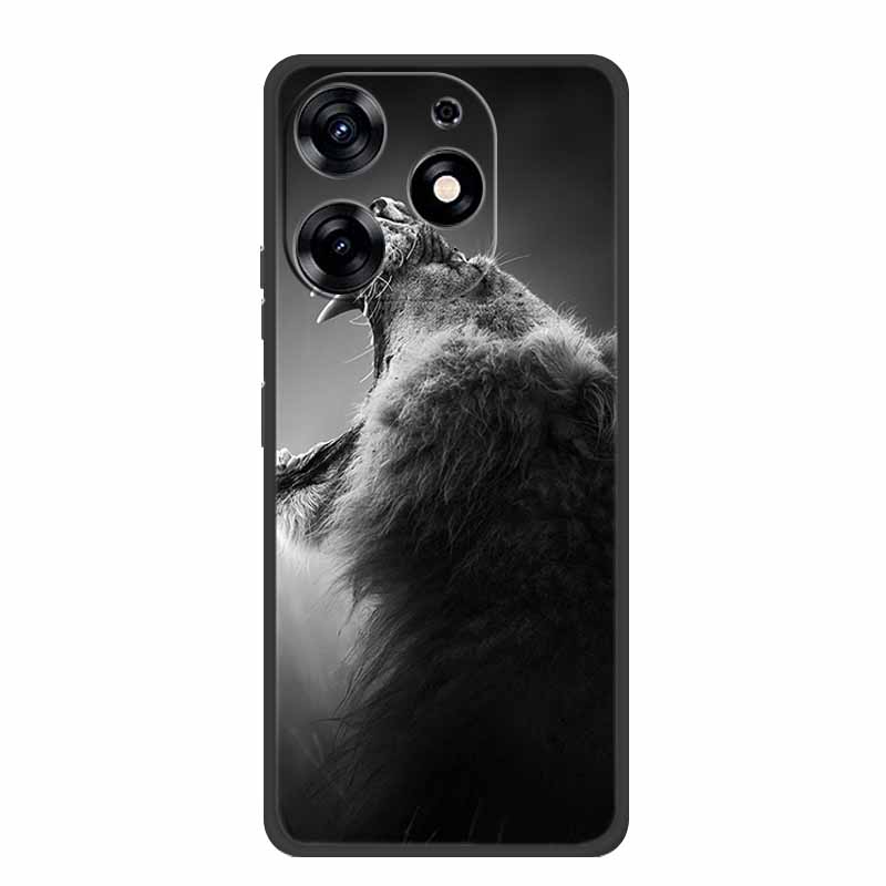 Чехол для телефона Blackview Shark 9, черный силиконовый, мягкий, задняя крышка, Shell Shark9 6.67"