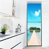 Kitchen Food Fruit Refrigerator Sticker Full Film Kitchenware Removable Renovation Freezer Door Cover Side Decoration Stickers