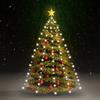 vidaXL Weihnachtsbaum-Lichternetz mit 210 LEDs Kaltweiß 210 cm