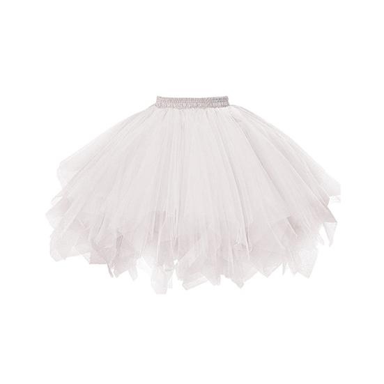 Женская тюлевая юбка с высокой талией, однотонная танцевальная одежда, нижняя юбка, многослойная вечерняя балетная юбка, уличная одежда