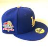 Памятная бейсболка чемпиона мира Los Angeles Dodgers 59FIFTY, золотая/королевская, размер 7 3/4 [Предмет]