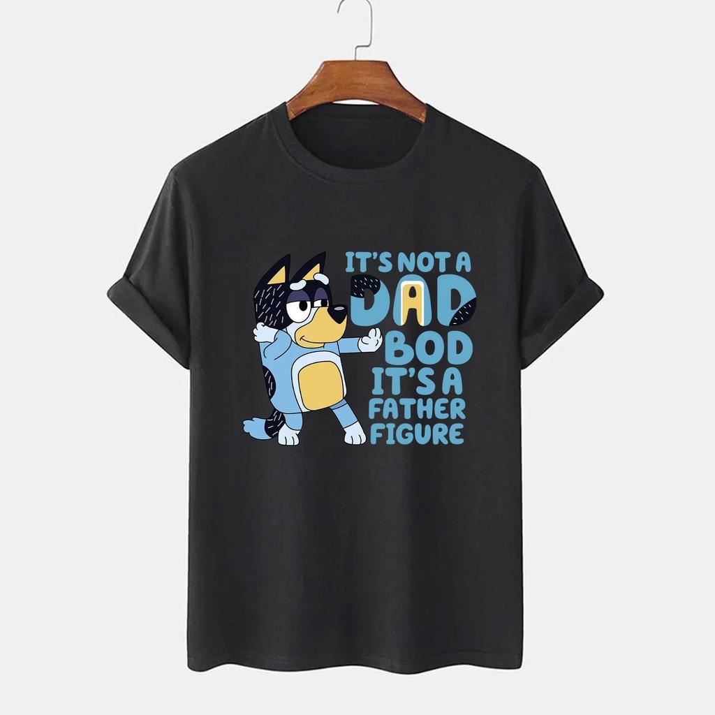 Funny Bluey Dad Tee, It's Not A Dad Bod It's A Father Figure, Father's Day Gift