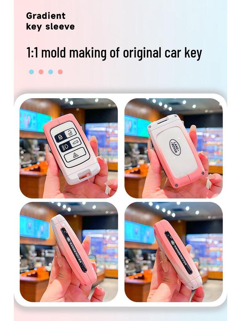 Key Covers for Land Rover Range Rover Evoque, Discovery 4/5, Velar, Range Rover Sport, and Freelander 2