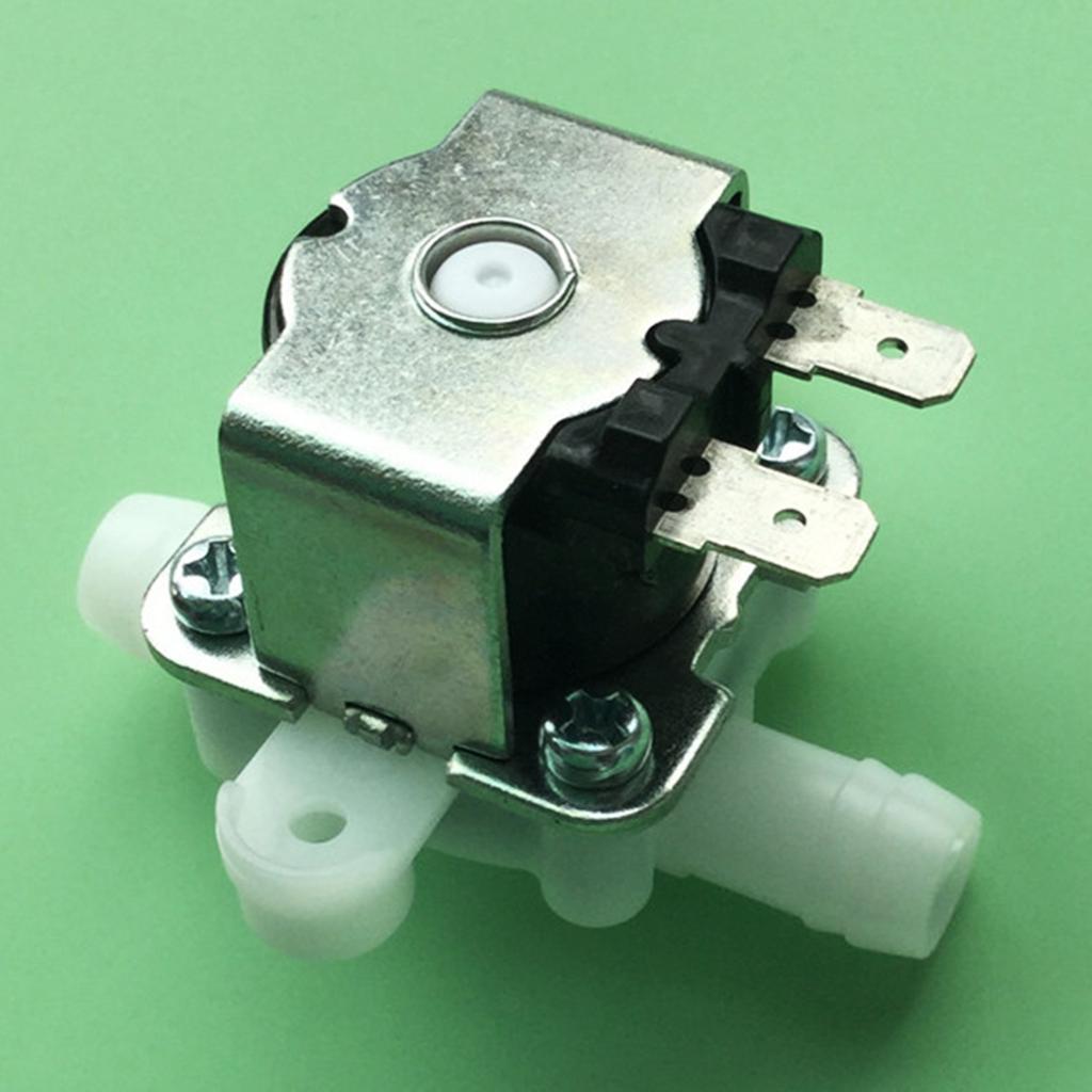 Water Solenoid for Valve Quick Connect 1/4" Pressure Solenoid for Valve 12/24/110/220V for Coffee Machine Ice Maker Wate