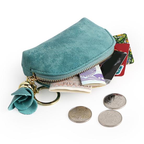 Женский кошелек из искусственной кожи для монет, держатель для ключей, органайзер на молнии, мини-кошелек