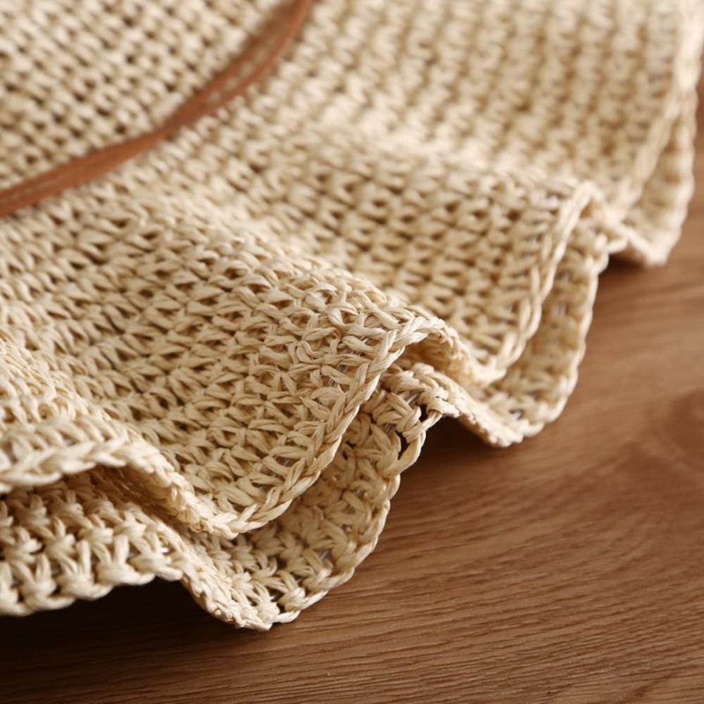 Для женщин, путешествия, защита от ультрафиолета, женская шляпа от солнца, соломенная шляпа из рафии, летняя шляпа, пляжная шляпа