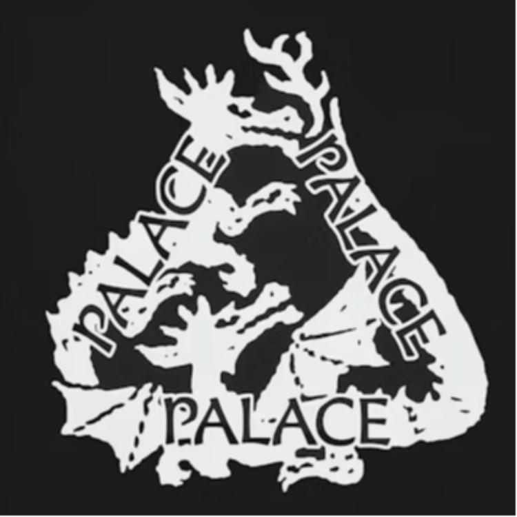 Palace Коллекция Осень/Зима 25 Tri Sorcery Футболка Свободная Удобная С коротким рукавом Унисекс Топы PAL-FW25-163