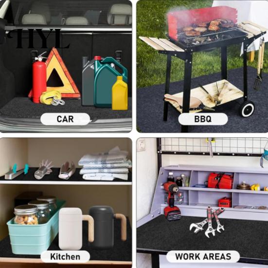 Versatile Garage Floor Covering Mat for under Car Non-Slip Oil Spill Absorbent High-quality Felt with Rubber Backing Maintenance Storage Waterproof