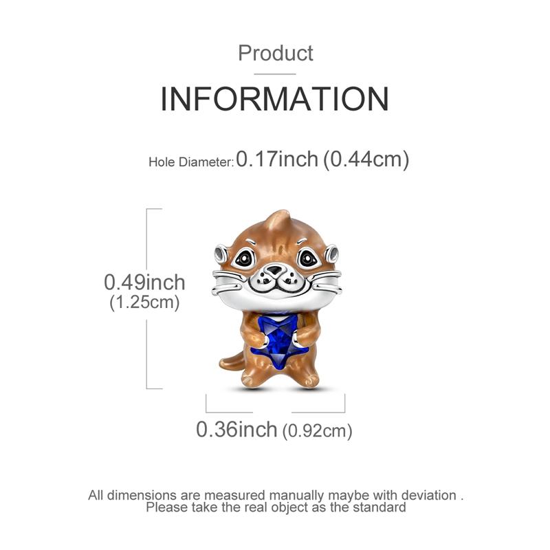 Charms Copper Turtle Dolphins Hedgehogs Pendant Bead Fit Original Necklace Bracelet Bangle Fine Jewelry Women Diy