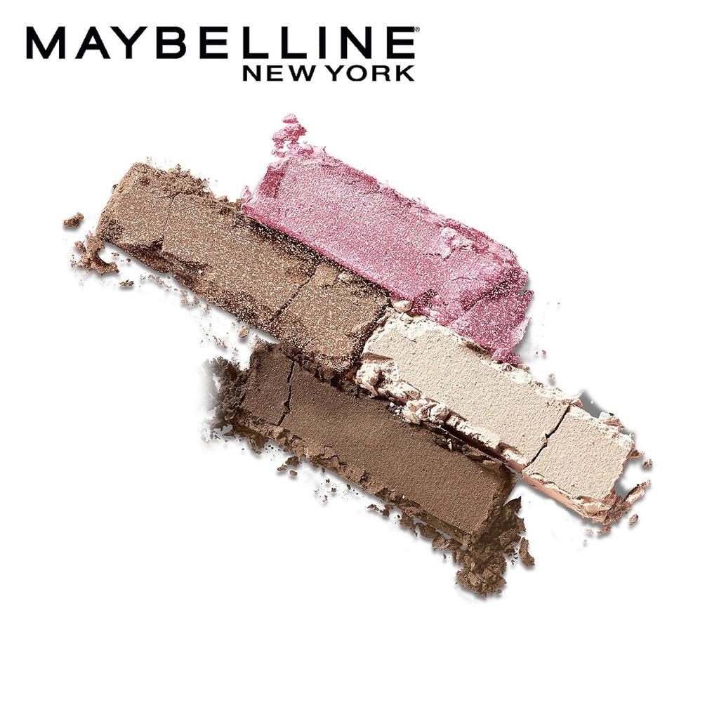 Maybelline Палетка теней для век New York 6 растушевываемых оттенков Полупрозрачное покрытие Мини-палетка Westside Roses 6,4 г