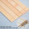 10Pcs 3/5/7/10/12Mm Ceramic Clay Board Guide Pine Wood Strip Wooden Ruler Ceramic Tool Rolling Clay Cutting Wood Guide Rail
