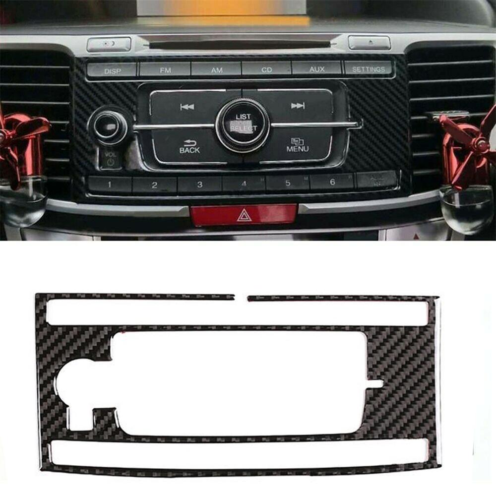 1 Piece Carbon Fiber Color Car Center Console Trim For 2013-2017 Honda Accord