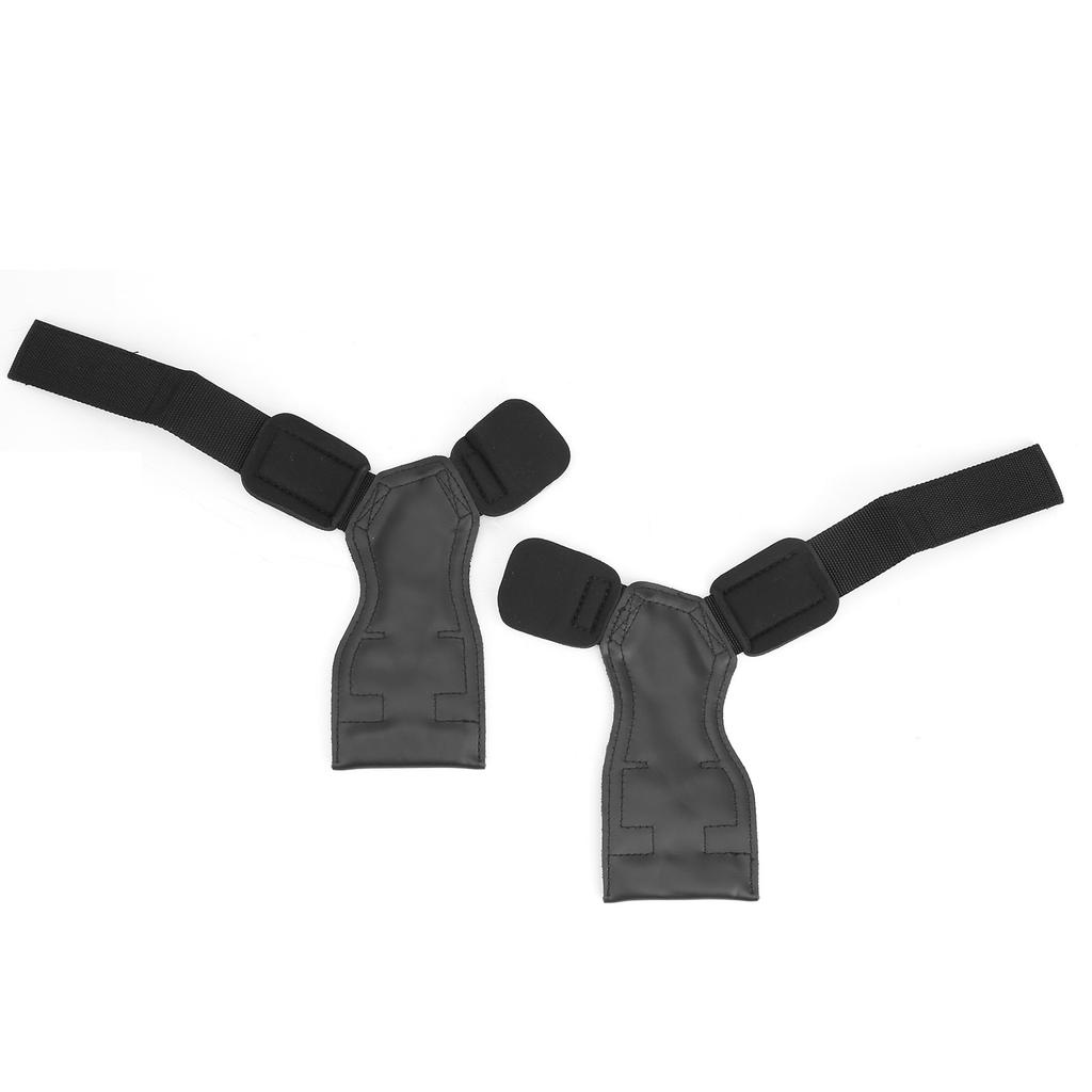 1Pair Artificial Cattlehide Training Gloves Pullups Dumbbells Hand Guards Wrist Guards