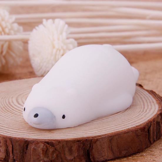 Cartoon Animal Mochi Squishy Cat Seal Healing Toy Soft Squeeze Abreact Fun