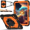 Чехол для Xiaomi Poco Pad C1 Redmi Pad 2 9.7" 2026, 360° поворотная подставка, чехол для детского планшета, ударопрочный бронированный чехол с плечевым ремнем