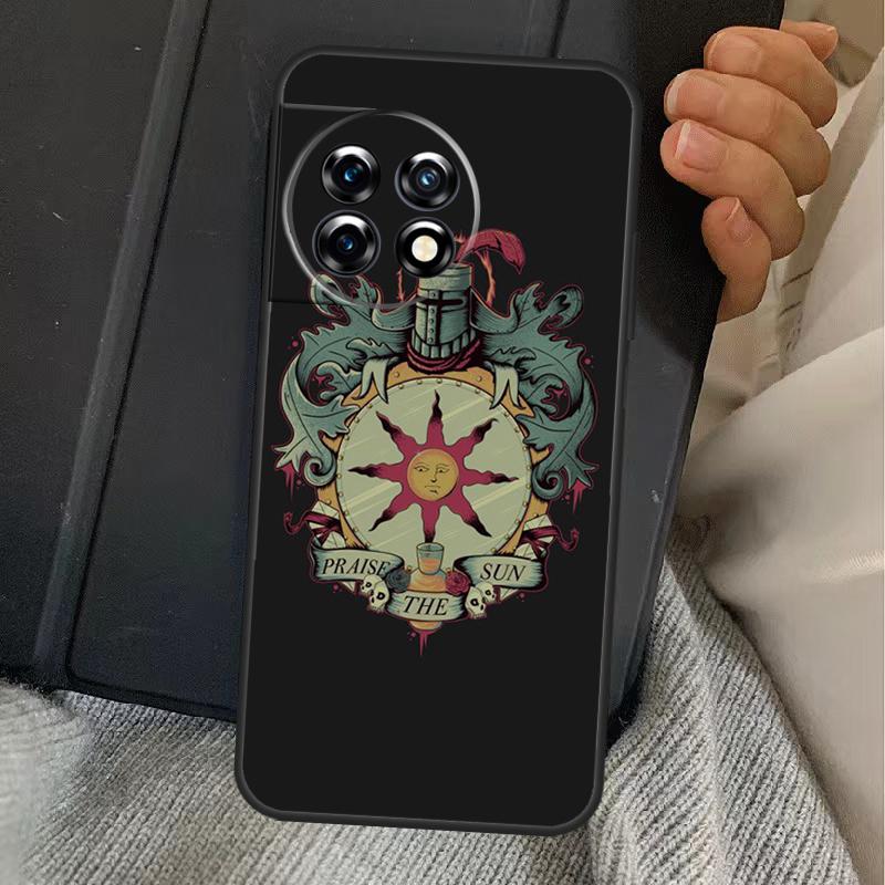 Честь Солнцу Чехол Dark Souls Для OnePlus 13R 12R 10R 13T 10T 8T 15 13 12 11 Nord CE 4 3 2 Lite N20 N30 Nord 5 Чехол