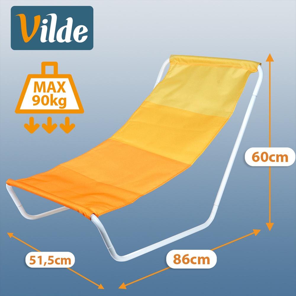 Folding Beach Lounger 2 Pcs.