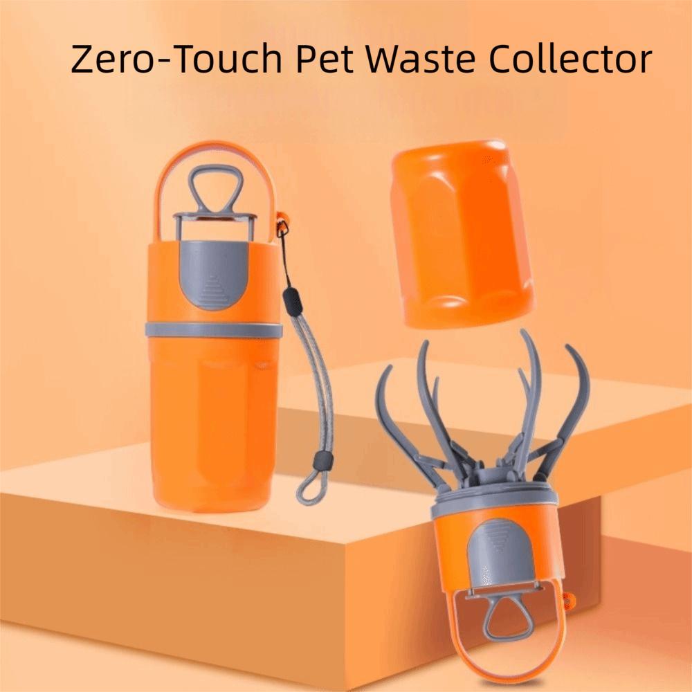 Бесконтактный Совок для Собак Шестизахватный Портативный Сборщик Фекалий Животных Пластиковый с Подвесным Шнуром Захватчик Отходов Животных Для Выгула Собак