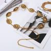 Skinny Chain Belt Adjustable Decorated Waist Belt Metal Waist Chain Belt  for Dresses/Jeans/Sweater