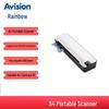 av36 portable a4 color duplex scanner (manual feed)