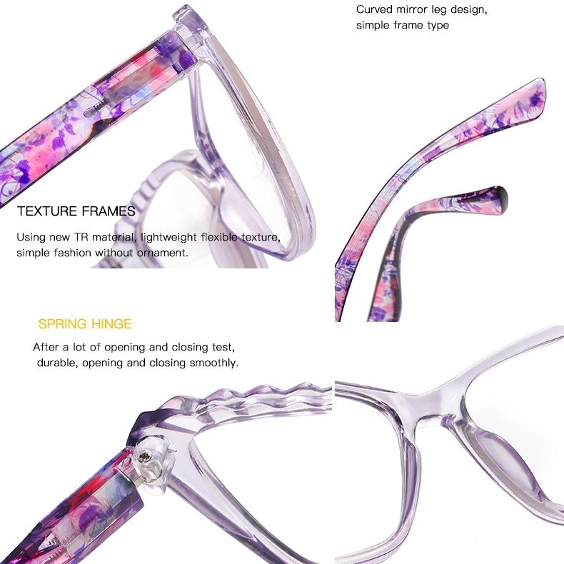 Очки для чтения «кошачий глаз», очки для борьбы с пресбиопией и защитой от синего света, роскошный дизайн, очки для чтения и дальнозоркости с помощью компьютера +1,0 +1,5 +2,0 +2,5 +3,0 +3,5 +4,0