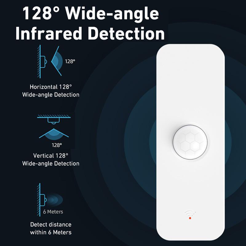 Умный ИК-датчик движения человека WiFi/Zigbee с оповещениями на мобильный телефон для домашней безопасности