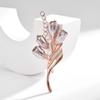 Senior Brooches Flower Leaf Brooch Pins for Women Suit Pendant Fashion Brooches Jewelry