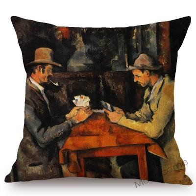 French Impressionism Artist Paul Cezanne Bather Still Life Country Views Oil Painting Sofa Pillow Cover Decorative Cushion Cover