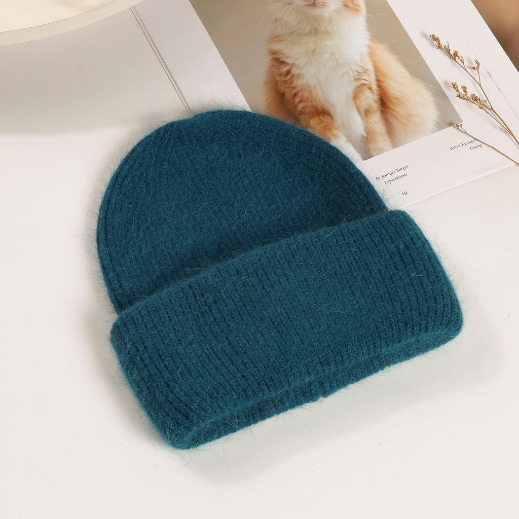 Winter Hat Korean Rabbit Hair Pullover Hat Women Fashion Knitted Hat All Match Warm Knitted Hats