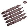 10PCs Double Ended Screwdriver Bit Hardware Parts Screws Tools Magnetic S2 H6.3 X 65MMDouble Ended