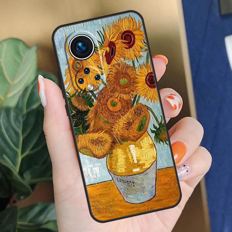 Кейс-масленная живопись Ван Гога для Honor X9c X9b X8b X9a X8a X8 X9 50 70 90 Lite Honor 200 Pro Magic 7 5 6 Lite Чехол