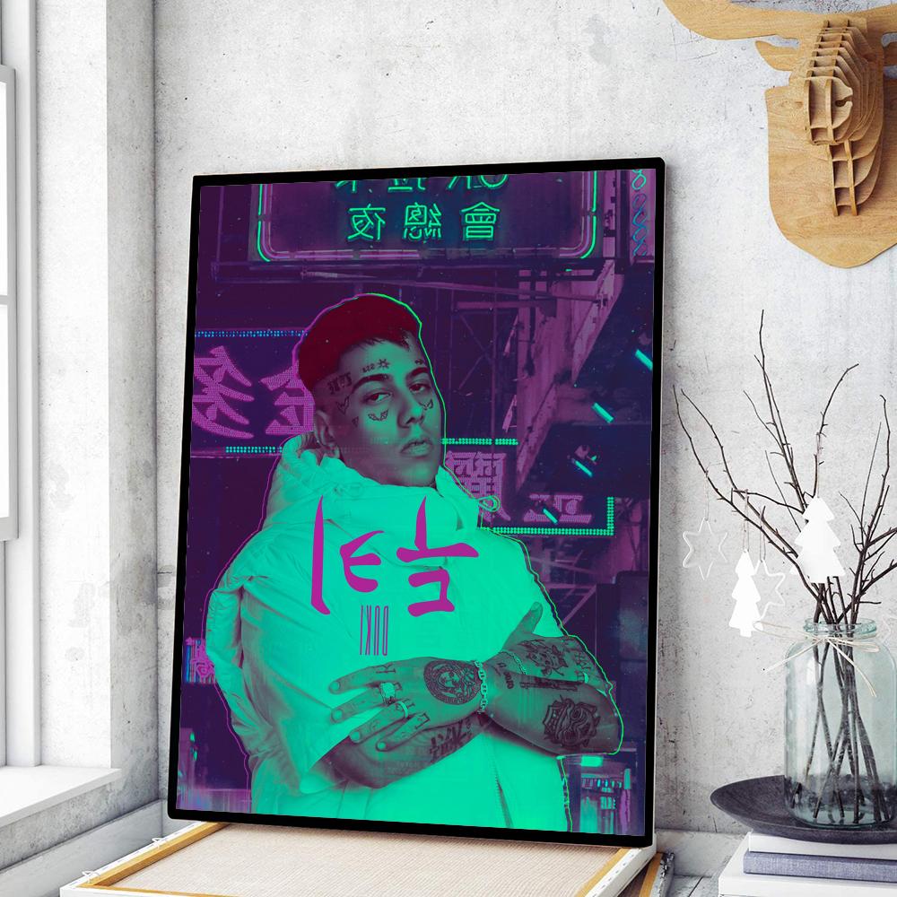 Duki Rapper Poster Movie Sticky Posters Retro Kraft Paper Sticker DIY Room Bar Cafe Esthetic Art Wall Painting