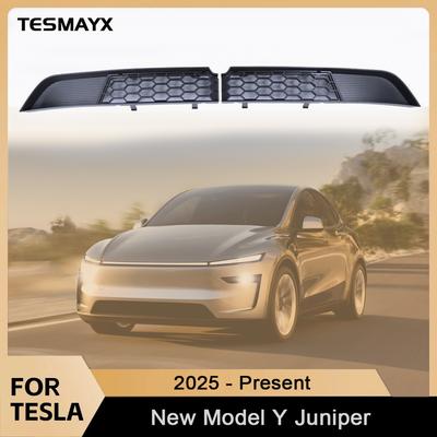 Для Tesla Model Y Juniper Launch Нижний бампер Сетка от насекомых Внутренняя решетка вентиляционного отверстия Защитная сетка бампера Фильтр-панель