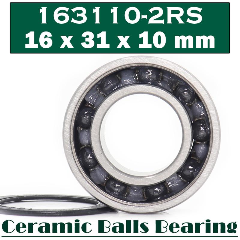 163110 Hybrid Ceramic Bearing 16*31*10 mm ( 1 PC ) Bicycle Bottom Brackets Spares 163110RS Si3N4 Ball Bearings 163110-2RS