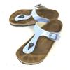 Comfort Leather Sandals Cork 22.5 35 Light Blue Made In Germany Shoes Sandal(USED)