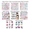Fashion Flower Women Tattoos Waterproof Body Art Stickers Temporary Tattoo Stickers