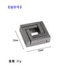 Puzzle Zinc Alloy Intelligence Unlocking Ring Unlocking Set, Nine-Link Educational Toy, Kong Ming Luban Lock Mechanism Box