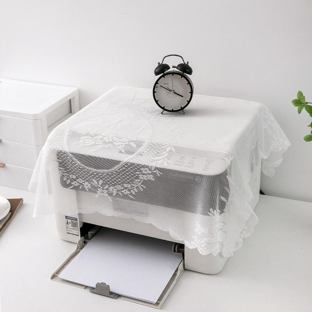 1Pcs Universal Fax Machine Dustproof Cover 60x60cm Rice Cooker Protector  Kitchen Office Supply