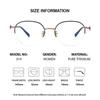 Women Prescription Eyeglasses Myopia Optical Lenses Photochromic Multifocal Progressive Recipe Glass for Female