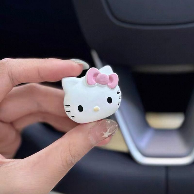 Car Air Vent Decoration, Cute Kitty Cat Car Interior Accessories, Creative Ornament, Aroma Diffuser Stone, Perfume