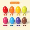 Educational Egg Wooden Shape Matching Toy For Brain Development Cognitive Skills