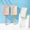Прозрачная массажная расческа для девочек, воздушная расческа с пушистой подушкой, средство для укладки волос, антистатическая расческа