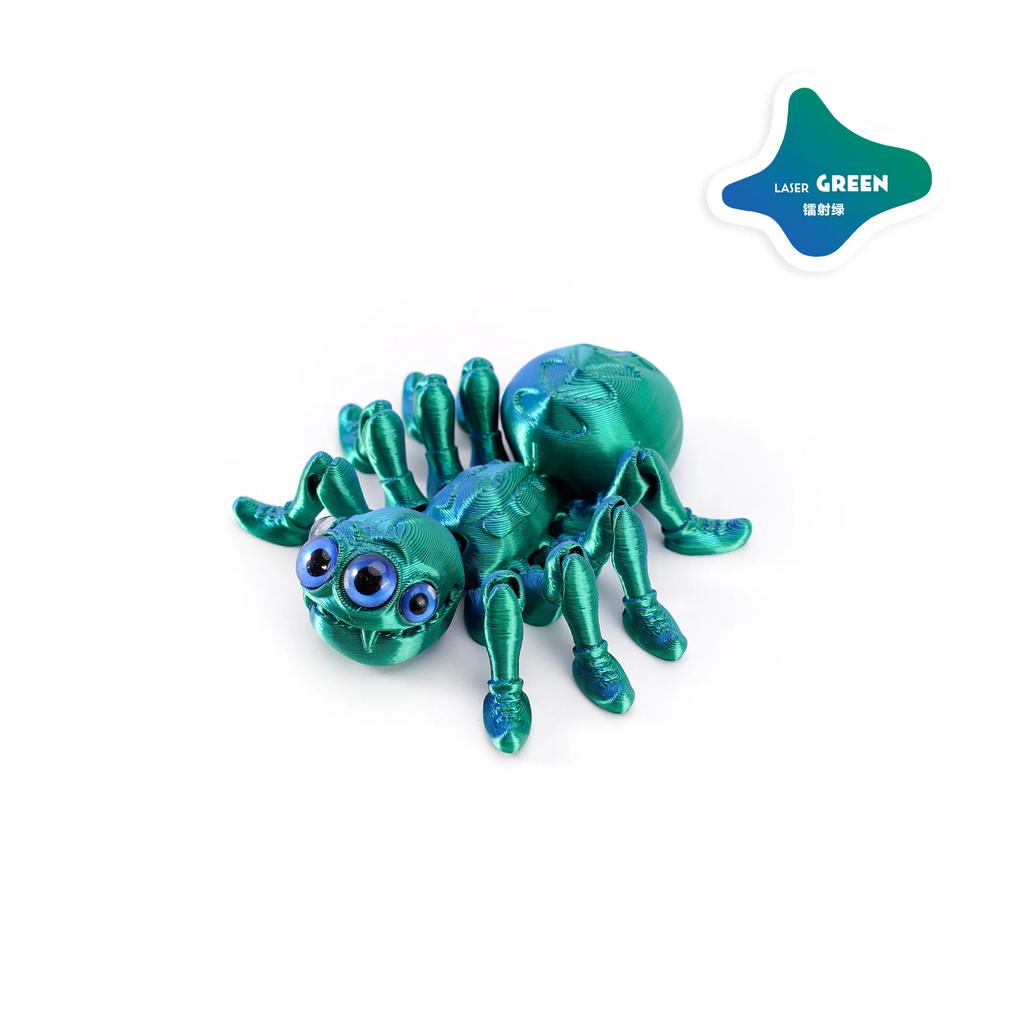 3D-печатная игрушка-спиннер Паук Реалистичная цветная фигурка паука Шарнирные животные Игрушка для любителей пауков Хэллоуин Детские подарки