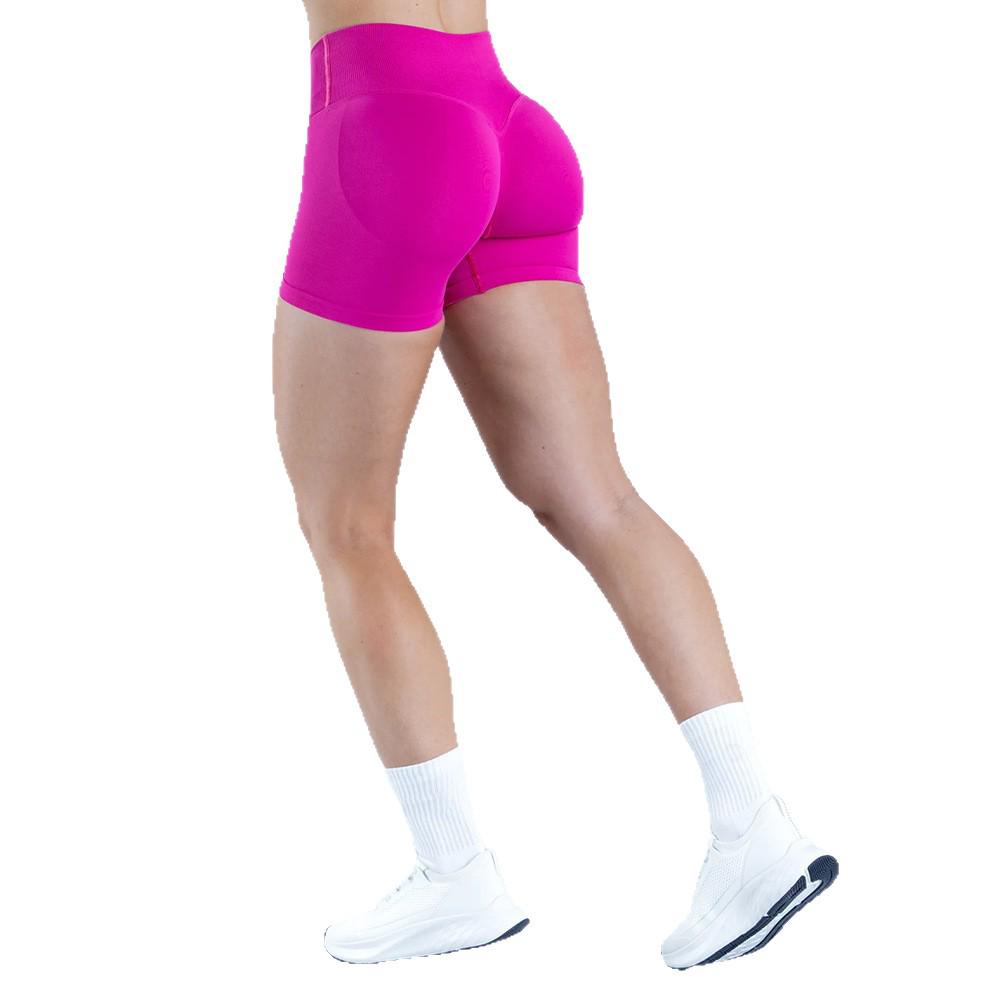 High-Waist Tummy Control Yoga Shorts - Elastic, Hip-Lifting, Nylon for Running & Fitness