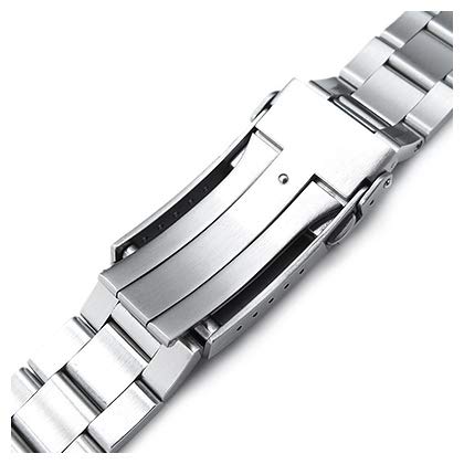 22 мм металлический ремешок для часов из нержавеющей стали Oyster с V-образной застежкой для Seiko Diver SKX011 и других моделей SKX007, SKX009,