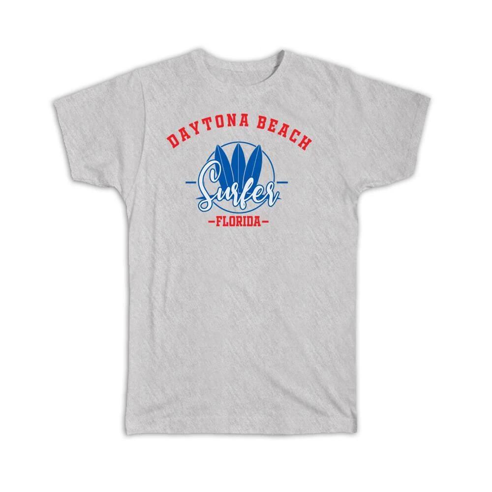 Gift T-Shirt : Daytona Beach USA Surfer Tropical Souvenir Travel