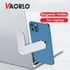 VAORLO Магнитный держатель для мобильного телефона, металлический удлинитель, подставка для мобильного телефона, планшет, ноутбук, боковой экран, магнитная присоска, масштабируемая портативная