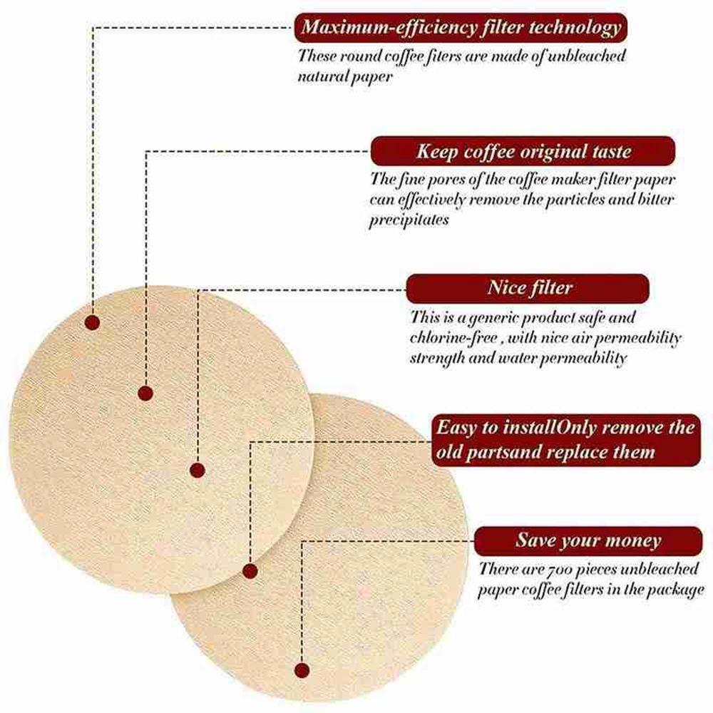 Kitchen Tools Coffee Filter Paper Coffee Maker Accessories Filtration Tool Cafe Strainer Paper